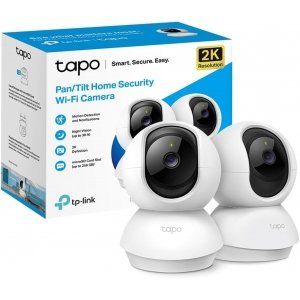 promo Tapo Caméra Surveillance WiFi intérieure 2K(3MP) Tapo C210 2 Pack, Détection de personne, Audio Bidirectionnel, Compatible avec Alexa et Google Assistant, pour Bébé/Animaux