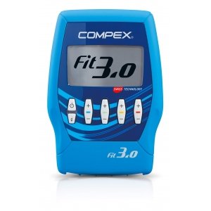 promo COMPEX Fit 3.0 Electrostimulateur Fitness, Bleu, 1014 cm