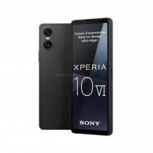 promo Sony Xperia 10 VI Noir - 6.1 Pouces 21:9 Wide OLED - Trois Longueurs Focales - Prise Jack 3.5 mm - Android 14 - Débloqué - 128GO - 8GO RAM - Extension Garantie 12 Mois Offerte [Exclusivité Amazon]