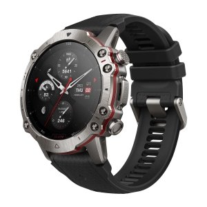 promo Amazfit Falcon, 49 mm, Montre Connectée Homme, Montre GPS Multisports avec Bi-Bande, 150+ Modes Sportifs, 20 ATM, Montre Connectée Sport de Qualité Militaire, Boîtier en Titane