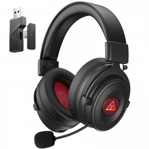 promo EKSA E900BT Casque Gaming sans Fil, Casque Gamer Bluetooth Wireless 2.4GHz Type-C & USB Dongle, Casque PC avec Micro Antibruit ENC, 50Hrs D'autonomie, Casque avec Jack 3,5mm pour PS4/PS/PC