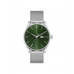 promo Lacoste Montre Analogique à Quartz pour homme avec Bracelet milanais en acier inoxydable argenté - 2011189