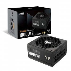 promo ASUS TUF GAMING 1000W Gold – Bloc d'alimentation PC (1000 Watt, modulable, 80+ Gold, ATX 3.0 compatible, Ventilateurs axiaux à double roulement à billes, Revêtement protecteur PCB)