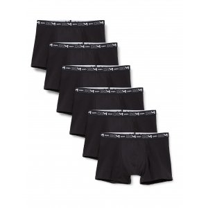 promo DIM Boxer Homme Coton Stretch Respirant Maintien Optimal x6, Noir, XL