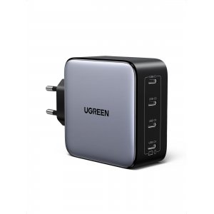 promo UGREEN Nexode 100W Prise Chargeur Quadruple USB C Charge Rapide Technologie GaNInfinity Compatible avec iPhone 16 Pro Max Plus 15 14 13 12 11 Pixel Galaxy PPS 45W S24 S23 A15 iPad MacBook Air Pro