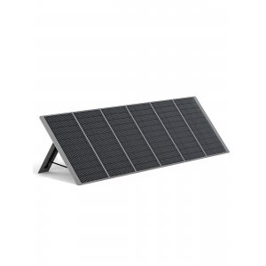 promo AFERIY Kit de Panneaux Solaires Portables 400W 26V, Panneau Solaire Monocristallin avec ETFE, IP65, Supports Autoportants et Ports de Sortie USB, Panneau Solaire Pliable pour Hors Réseau, Camping