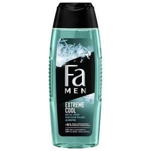 promo Fa Men - Gel Douche Corps Homme - Extreme Cool - Formule de pH neutre pour la peau - Testé sous contrôle dermatologique - Bouteille de 250 ml