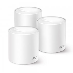 promo TP-Link Deco WiFi 6 Mesh AX1500Mbps Deco X1500(3-Pack), Système WiFi 6 pour Toute la Maison, Couverture de 520㎡, Installation Facile, Contrôle Parental, Compatible avec toutes les Box Fibre