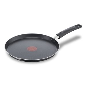 promo Tefal Day By Day On Poêle à crêpe 25 cm, Non induction, Revêtement antiadhésif, Fonction Thermo-Signal, Fabriqué en France B56410AZ