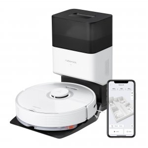 promo roborock Q7 Max+ Robot Aspirateur et Vadrouille avec Station d'accueil Auto-Vide Pure,Nettoyage Mains Libres jusqu'à 7semaines, 4200Pa,Zones No-Mop&No-Go,180mins d'autonomie,Contrôle APP/Alexa,Blanc