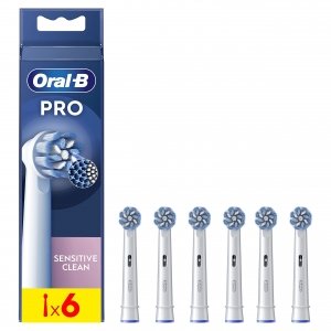 promo Oral-B Pro Sensitive Clean Brossettes pour Brosse à dents électriques, Pack De 6 Unités