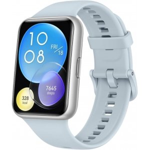 promo HUAWEI Watch Fit 2 Montres connectées, Écran FullView avec Bords Ultra-Fins, GPS, Appels Bluetooth,Suivi d'un Mode de Vie sain, Animations d'entraînement Rapide, Compatible Android et iOS,Bleu