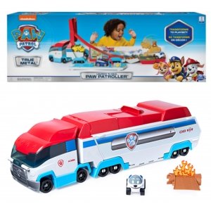 promo Paw Patrol - Pat Patrouille - Camion Pat PATROUILLEUR 2 en 1 True Metal - Jouet Pat Patrouille - Véhicule avec Circuit, Voiture, Accessoires - Pat Patrouille Jouet - Jouet Enfant 3 Ans et +