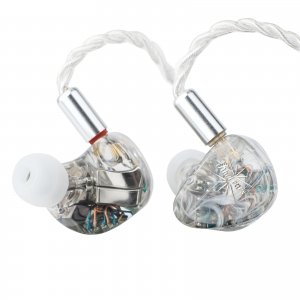 promo Linsoul Kiwi Ears Orchestra Lite Performance 8BA Moniteur intra-auriculaire IEM avec câble OFC en cuivre détachable à 4 conducteurs et plaque frontale artisanale pour audiophile Studio Musicien