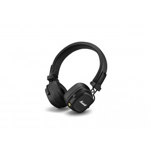 promo Marshall Casque Bluetooth supra-auriculaire Major IV, écouteurs sans fil, pliables, autonomie sans fil de plus de 80 heures, noir