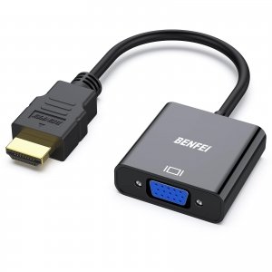 promo BENFEI Adaptateur HDMI vers VGA, (mâle vers Femelle) pour Bureau, Ordinateur Portable, PC, Moniteur, projecteur, HDTV, Chromebook, Raspberry Pi, Roku, Xbox et Plus - Noir