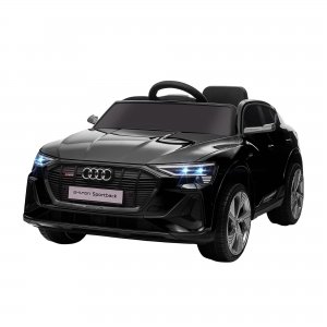 promo HOMCOM Voiture véhicule électrique Enfant e-tron Sportback S Line 12 V - V. Max. 5 Km/h - Effets sonores, Lumineux - télécommande, Port USB, MP3 - Noir