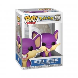 promo Funko Pop! Games: Pokemon - Rattata - Figurine en Vinyle à Collectionner - Idée de Cadeau - Produits Officiels - Jouets pour Les Enfants et Adultes - Video Games Fans