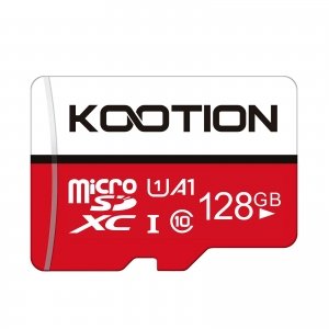 promo KOOTION Carte Micro SD 128 Go Carte Mémoire UHS-I Vitesse jusqu'à 80 m/s,TF Micro SDXC, T-Flash Classe 10, U1, A1 avec pour Drone/Dash Cam/Camera/Phone/Nintendo-Switch/PC/Tablet(128 Go, U1)