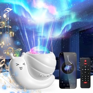 promo SUPOOBE Projecteur Ciel Etoile Veilleuse avec Aurora,Projecteur Galaxie avec Nébuleuse et Étoile,Gradation Contrôle Télécommande Minuterie Connexion Musique,Pour Deco Chambre Enfants Adultes