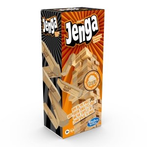 promo Hasbro Gaming Jenga, Jeu de société en Bois, Jeu d’adresse pour Enfants à partir de 6 Ans, Version française