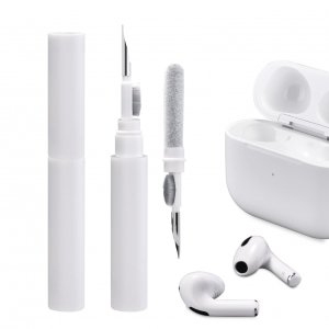 promo ICARER 3 en 1 Kit de Nettoyage Multifonction, pour écouteurs pour Apple AirPods Pro/Pro 2 2022, AirPods 3/2/1, iPhone, Camera, Keyboard-Blanc