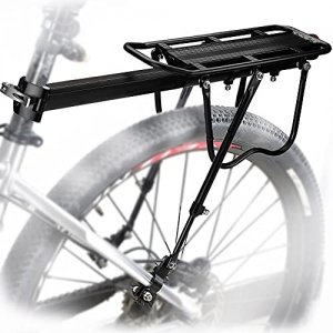 promo MAIKEHIGH Universel réglable Transporteur Porte-Bagages arrière de vélo de vélo Accessoires Équipement Support footstock Support vélo Racks avec réflecteur