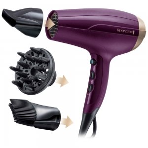 promo Remington Sèche-cheveux Ionique rapide & Volume, Your Style (2300W, léger, versatile, ionique, brillance sans frisottis, set de coiffure avec concentrateur, diffuseur, peigne volume) D5219