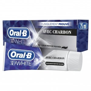 promo Oral-B 3D White Charbon Dentifrice 75 ml