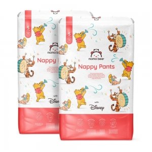 promo Marque Amazon - Mama Bear Disney Couches Culottes, Taille 5 (12-17 kg), Blanc, 140 Pièces (2 lot de 70) - PACK MENSUEL