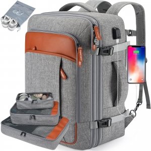promo Lumesner Sac à bandoulière avec port de charge USB, sac à dos de randonnée, sac à bandoulière pour randonnée, marche, voyage, X-Large, Lumesner Sac à dos pour ordinateur portable