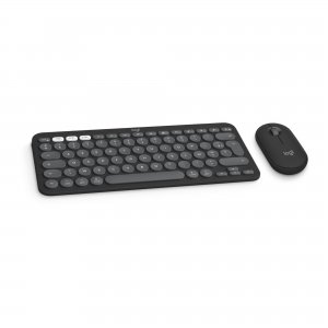 promo Logitech Pebble 2 Combo, Clavier et Souris sans Fil, discrets et Portables, Personnalisables, Logi Bolt, Bluetooth, Easy-Switch pour Windows, macOS, iPadOS, Chrome - Clavier Français AZERTY, Graphite