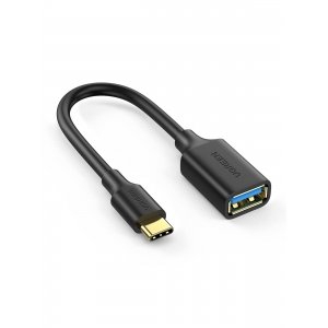 promo UGREEN OTG Adaptateur USB C vers USB 3.0 5Gbps OTG Câble Type C Mâle vers USB A Femelle Compatible avec iPhone 16 Plus Pro Max 15 MacBook Pro Air iMac iPad Pro Air Galaxy Tab S9 S24 S23 Redmi Note 11