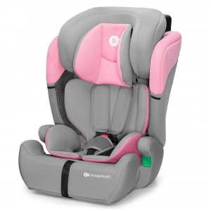 promo Kinderkraft COMFORT UP i-Size 76 et 150 cm, Siège auto bébé Groupe 1/2/3 de 9 à 36 kg, 15 mois à 12 ans, Têtière ajustable, 11 niveaux de réglage, Harnais de sécurité 5 points, Housse amovible, Rose