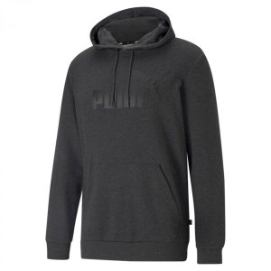 promo PUMA Ess Big Logo Hoodie TR Sweat à Capuche Homme, Gris foncé, L