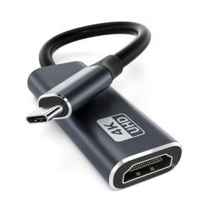 promo Adaptateur USB C vers HDMI 4K, USB C HDMI, Adaptateur USB Type C à HDMI 4k (Thunderbolt 3 compatible) avec Sortie Audio Vidéo Compatible avec iPhone 15, MacBookPro/Air, XPS15/13,iPad Pro, Galaxy S20