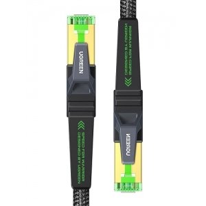 promo UGREEN Cat 8 Câble Ethernet RJ45 Jeux Esports FPS MOBA 40Gbps 2000MHz Câble Réseau Internet Gaming Compétitifs 26AWG Cordon Lan Compatible avec PC PS5 PS4 Xbox Switch Routeur Modem Décodeur (3M)