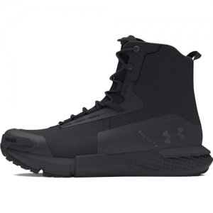 promo Under Armour UA Charged Valsetz Bottes tactiques pour hommes, chaussures de randonnée confortables, noir/noir/gris