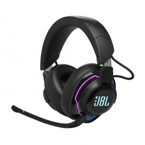 promo JBL Quantum 910 Casque de Gaming sans Fil avec Réduction de Bruit Active et Bluetooth, Batterie qui se Recharge en Cours d’Utilisation et Micro-tige, en Noir