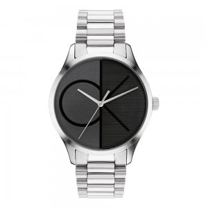 promo Calvin Klein Montre Analogique à Quartz Unisex avec Bracelet en Acier Inoxydable argenté - 25200163