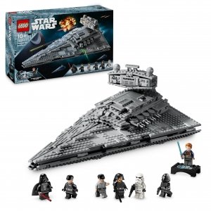 promo LEGO Star Wars Le Destroyer Stellaire de Classe Impérial - Vaisseau à Construire pour Enfant dès 10 Ans, Personnages Dark Vador et Cal Kestis - Idée Cadeau pour Garçons et Filles 75394