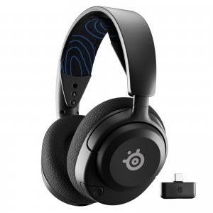 promo SteelSeries Arctis Nova 5P Casque Gaming PS5 Sans Fil - Haut-parleurs magnétiques néodyme - 100+ profils audio - Batterie 60h - 2,4GHz ou BT - Micro ClearCast Gen 2.X - Pour PS4/5, PC, Switch, Mobile