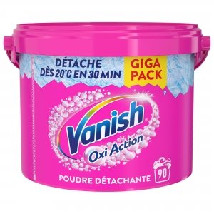 promo Vanish Oxi Action Booster de Lavage - Détachant Textile et Anti-décoloration - Poudre efficace dès 20° - Pot de 2,7 Kg