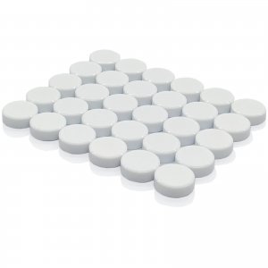 promo PYJLBX Aimant Puissant, Aimant Frigo, 30PCS Aimants Tableau Magnétique, Magnet Frigo, Mini Petit Aimant Rond Décoratifs Aimant Tableau Blanc Magnets, pour Tableau Magnetique, Calendrier,Frigo（Blanche）