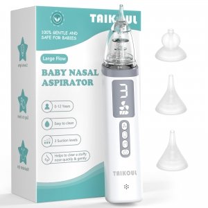 promo Aspirateur Nasal Mouche Bébé Électrique, Nettoyant Nasal Rechargeable Avec Musique Et Lumière Pour Jeunes Enfants, Aspirateur Pour Nouveau-nés Et Nourrissons, 3 Niveaux D'aspiration