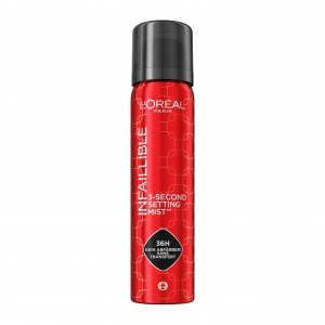 promo L'Oréal Paris - Spray Fixateur de Maquillage Infaillible - Résistant à l'Eau - Tenue Jusqu'à 36h - 75 ml