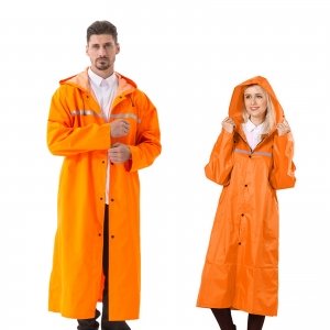 promo Pahajim Vestes Coupe-Pluie Imperméable Long Réutilisable Veste Reflechissant Résistant Aux Emergency Poncho Larmes Respirant pour Hommes Femmes en Plein Air Camping Randonnée Cyclisme Activité