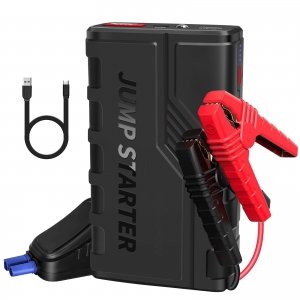 promo KUKUPOW Booster Batterie Voiture 1500A (Jusqu'à 7.0L Essence ou 5.5L Gazole),Démarreur de Voiture 12V Jump Starter Demarreur de Voiture Chargeur Batterie Voitures avec Pinces de Sûreté Intelligentes