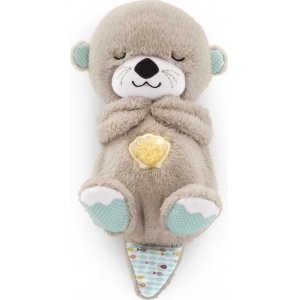 promo Fisher-Price Ma Loutre Câlins Bonne Nuit Peluche | Peluche Veilleuse Bébé Musicale et Lumineuse | Veilleuse Doudou Bruit Blanc Bébé | Cadeau Naissance Fille et Garçon Nouveau né, FXC66