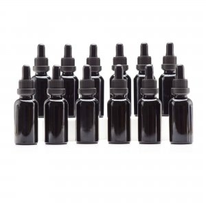 promo YIZHAO Flacon Compte Gouttes 30ml, Noir Flacon Huile Essentielle Vide avec Pipette Verre, pour Huile Essentielle, Aromathérapie, Laboratoire, Massage, Cosmétique, Voyage - 12 Pcs